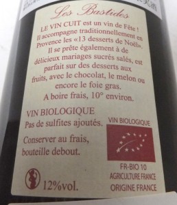 vin cuit label