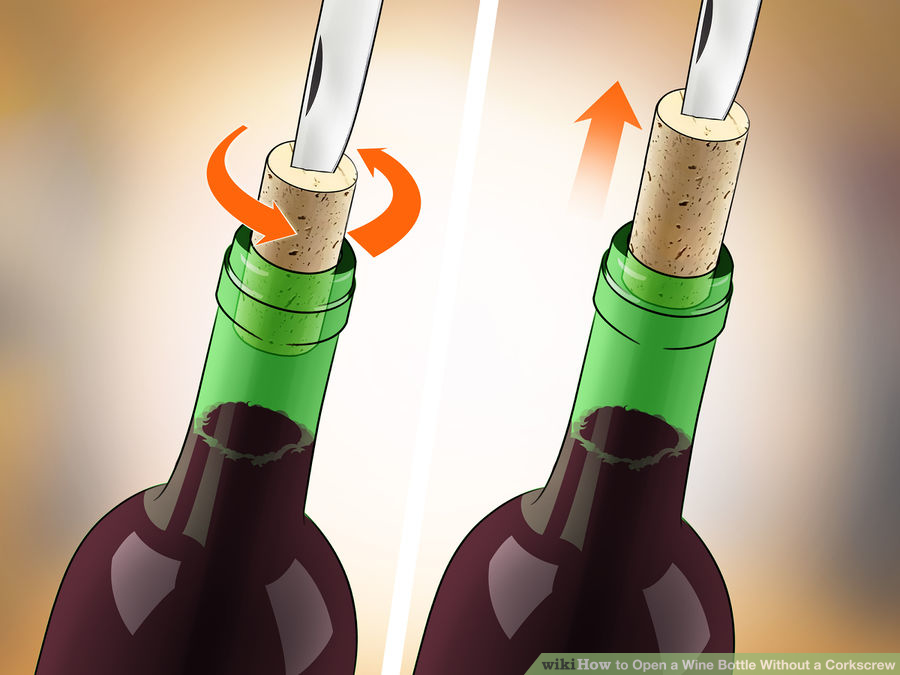  How To Open A Wine Bottle Without A Corkscrew Youtube How To Open A 