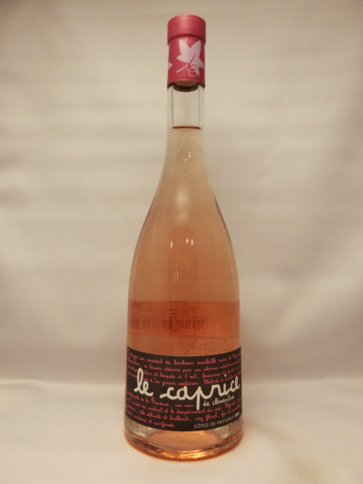 コート・ド・プロヴァンス・カプリース・ド・クレモンティーヌ・ロゼ